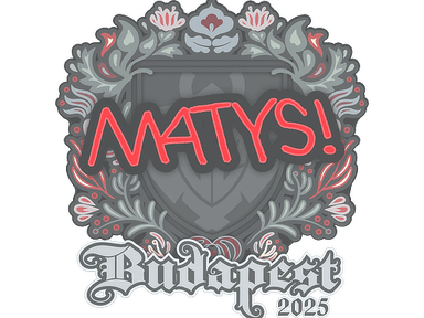 Sticker Slab | MATYS | Budapest 2025