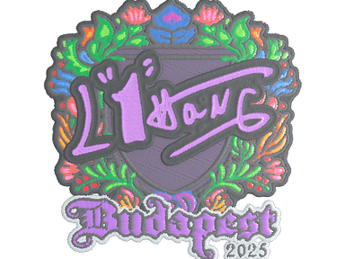 Sticker Slab | L1haNg (Embroidered) | Budapest 2025