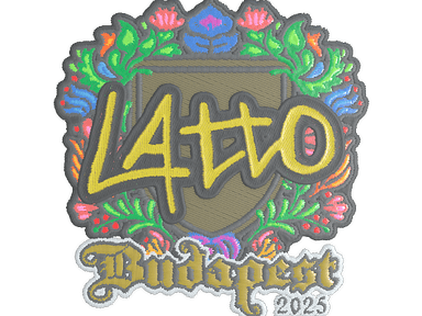 Sticker Slab | latto (Embroidered) | Budapest 2025