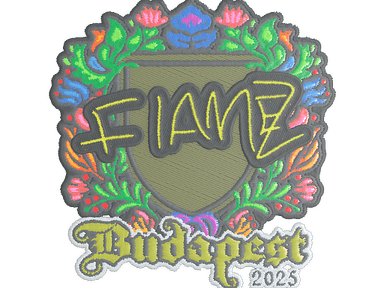 Sticker Slab | FlameZ (Embroidered) | Budapest 2025