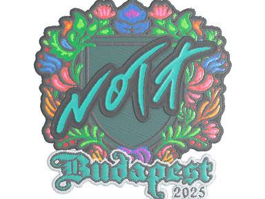 Sticker Slab | nota (Embroidered) | Budapest 2025