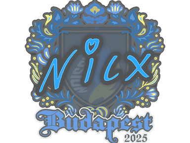 Sticker Slab | nicx | Budapest 2025