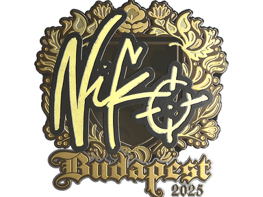 Sticker Slab | NiKo (Gold) | Budapest 2025