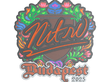 Sticker Slab | nitr0 (Embroidered) | Budapest 2025