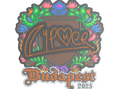 Sticker Slab | Cypher (Embroidered) | Budapest 2025