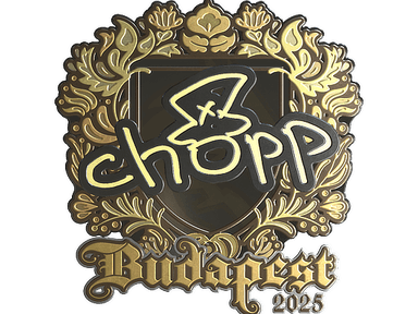 Sticker Slab | chopper (Gold) | Budapest 2025