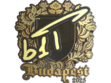 Sticker Slab | b1t (Gold) | Budapest 2025