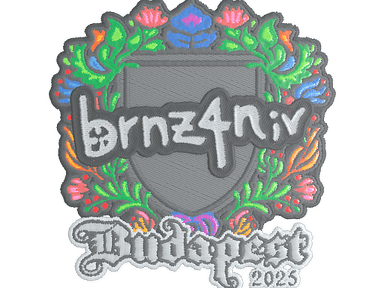 Sticker Slab | brnz4n (Embroidered) | Budapest 2025