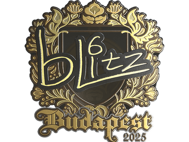 Sticker Slab | bLitz (Gold) | Budapest 2025