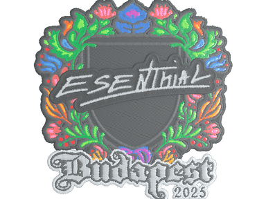 Sticker Slab | esenthial (Embroidered) | Budapest 2025