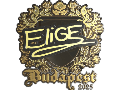 Sticker Slab | EliGE (Gold) | Budapest 2025