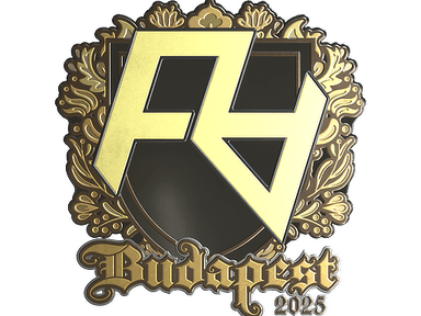 Sticker Slab | Rare Atom (Gold) | Budapest 2025