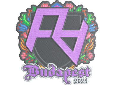 Sticker Slab | Rare Atom (Embroidered) | Budapest 2025