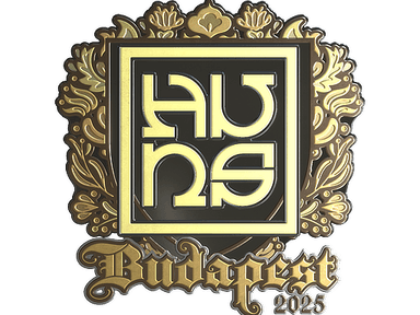 Sticker Slab | The Huns (Gold) | Budapest 2025