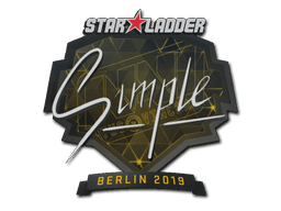 Sticker Slab | s1mple | Berlin 2019