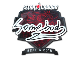 Sticker Slab | somebody (Foil) | Berlin 2019