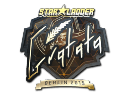 Sticker Slab | Gratisfaction (Gold) | Berlin 2019
