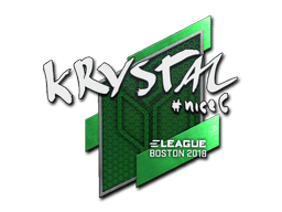 Sticker Slab | kRYSTAL | Boston 2018