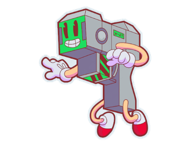Sticker Slab | Retro Zeus