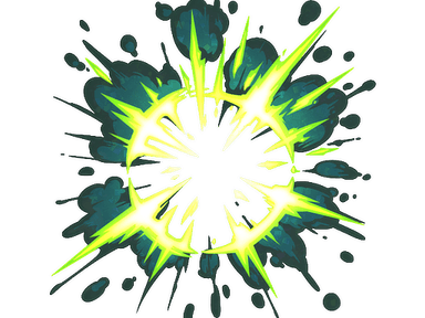 Sticker | Boom Epicenter (Glitter)