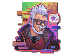 Sticker Slab | Cyber Romanov (Holo)