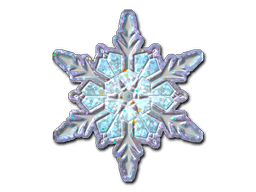 Sticker Slab | Snowfall (Glitter)