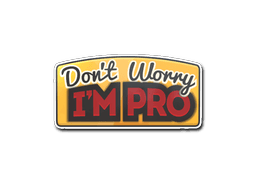 Sticker Slab | Don't Worry, I'm Pro