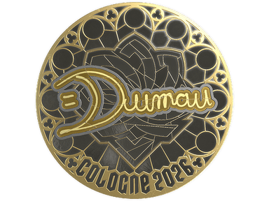 Sticker | dumau (Gold) | Cologne 2026