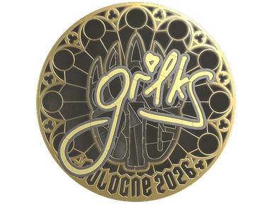 Sticker | gr1ks (Gold) | Cologne 2026