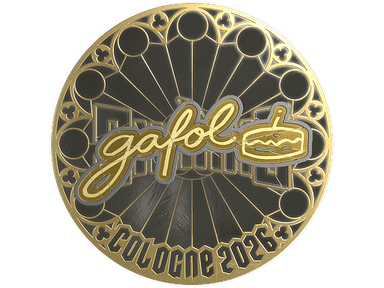 Sticker | gafolo (Gold) | Cologne 2026