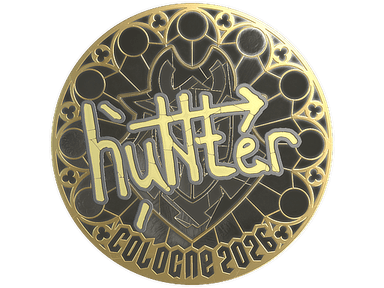 Sticker | huNter- (Gold) | Cologne 2026