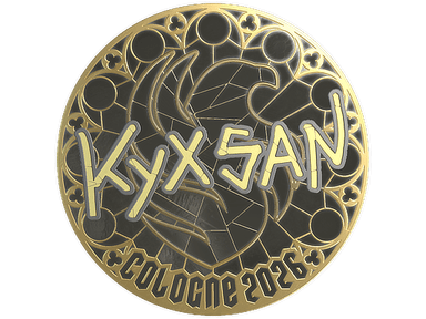 Sticker | kyxsan (Gold) | Cologne 2026