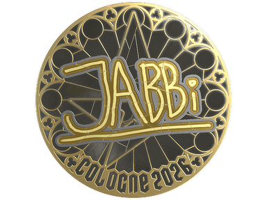 Sticker | jabbi (Gold) | Cologne 2026