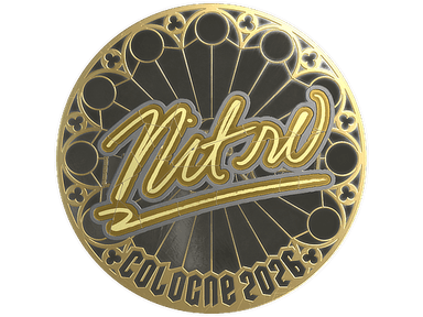 Sticker | nitr0 (Gold) | Cologne 2026