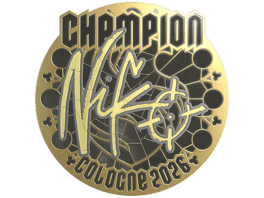 Sticker Slab | NiKo (Gold, Champion) | Cologne 2026