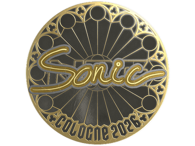 Sticker | Sonic (Gold) | Cologne 2026