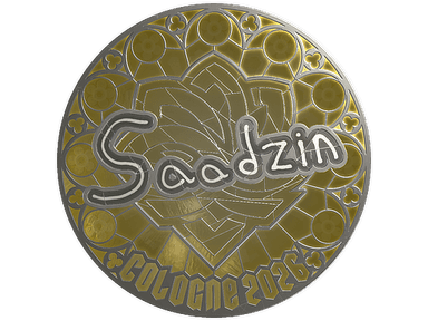 Sticker | saadzin (Foil) | Cologne 2026