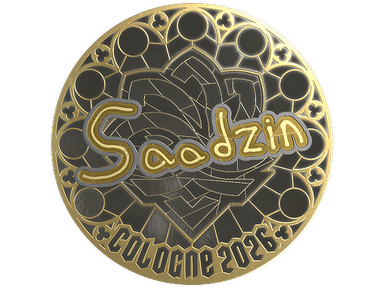 Sticker | saadzin (Gold) | Cologne 2026