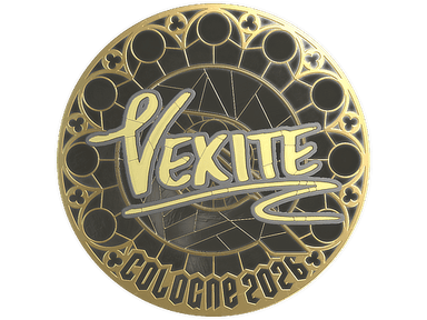 Sticker | vexite (Gold) | Cologne 2026