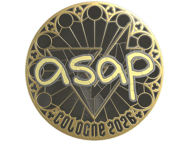 Sticker | asap (Gold) | Cologne 2026