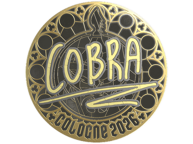 Sticker | cobra (Gold) | Cologne 2026