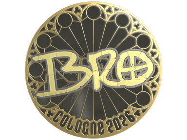 Sticker | br0 (Gold) | Cologne 2026