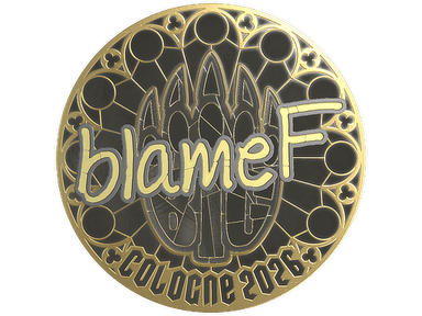 Sticker Slab | blameF (Gold) | Cologne 2026