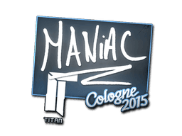 Sticker Slab | Maniac | Cologne 2015