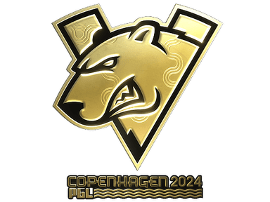 Sticker Slab | Virtus.pro (Gold) | Copenhagen 2024