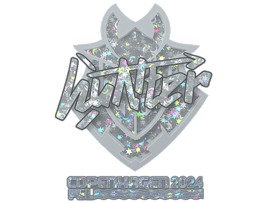 Sticker Slab | huNter- (Glitter) | Copenhagen 2024