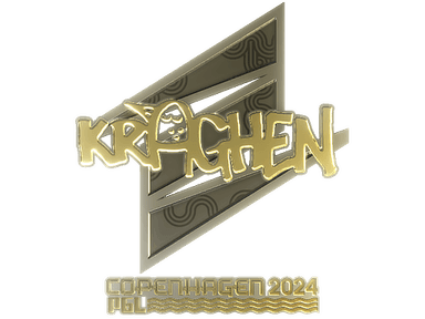 Sticker Slab | kraghen (Gold) | Copenhagen 2024