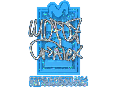 Sticker Slab | mopoz (Glitter) | Copenhagen 2024