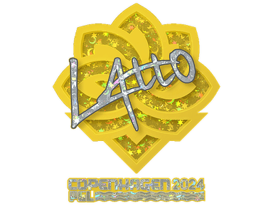 Sticker Slab | latto (Glitter) | Copenhagen 2024