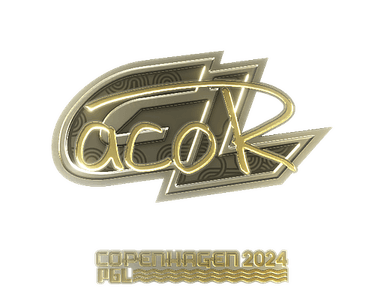 Sticker Slab | acoR (Gold) | Copenhagen 2024